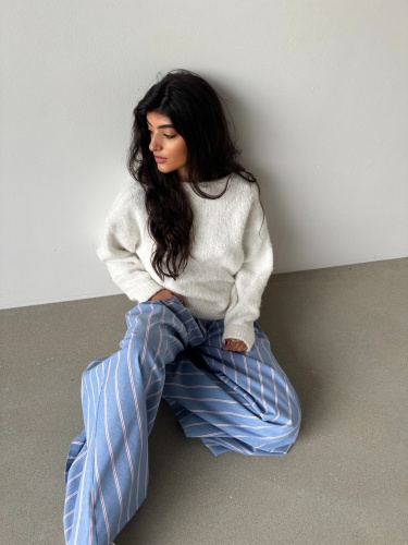 GRACE  DENIM RED  STRIPE.JPG
