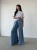 SPODNIE GRACES TENCEL DENIM LIGHT BLUE