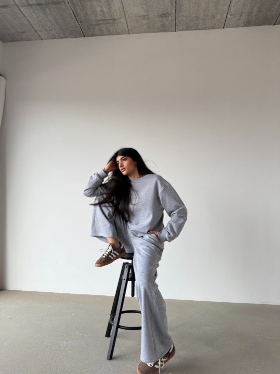 KOMPLET DRESOWY COMFORTABLE MELANGE GREY