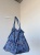 TORBA MAXI SHOPPER ANTICCA BLUE MATTE